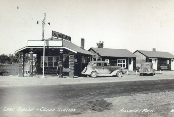 Hillman Michigan Service Gas Station (newer photo)